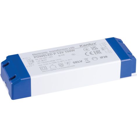 Alimentare LED 12V 150W - Plastica bianca - IP20 - Kanlux (1/2)