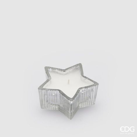 EDG Enzo De Gasperi Candela Stella H 4 Cm D 8,5 Cm Vanilla Scatola Regalo
