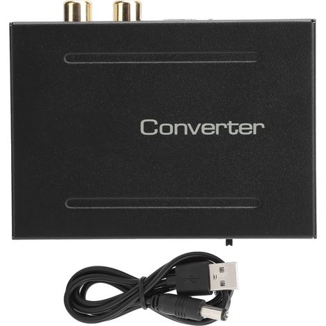 Extracteur Audio HDMI vers SPDIF + RCA Stéréo (Noir) - Convertisseur Audio Numérique Haute Définition (1/5)