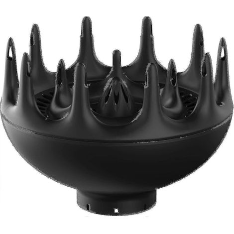 Diffuseur de cheveux Black Orchid grand format pour cheveux bouclés naturels - m.1764 (1/5)
