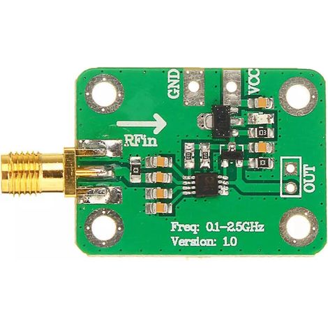 Wattmètre logarithmique, détection de puissance du signal RF, wattmètre RF 0,1-2,5 GHz
