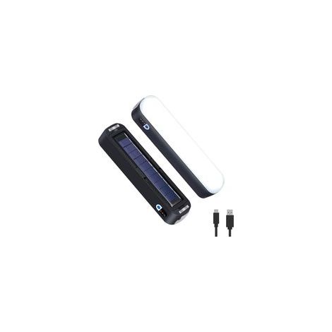 1pack Barre de lumière de travail magnétique LED solaire rechargeable, éclairage d'urgence portable pour pannes d'électricité à la maison, camping (1/5)