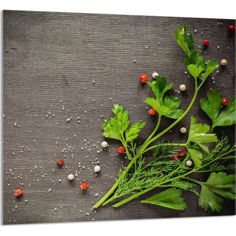 Panneau de verre POUR la cuisine 65x60 Pepper (1/5)