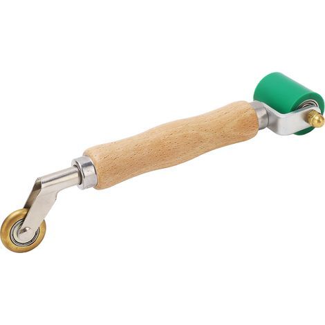Rouleau de couture à Double extrémité, roue en Silicone résistante aux hautes températures, en laiton pour papier peint, Membranes en PVC (1/5)