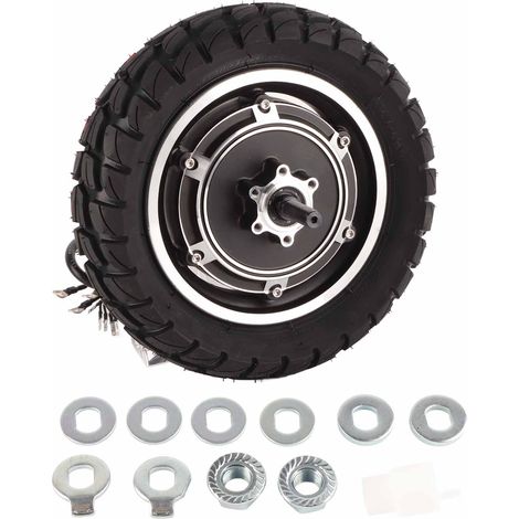 Moyeux moteur 10 pouces 36V‑60V 350W‑1500W kit conversion propulsion électrique pour moto VTT vélo trottinette