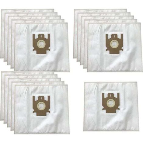 Sacs filtrants pour collecteur de poussière (10 sacs par paquet) adaptés aux modèles Hoover TYPE H60 H30 H52 ENIGMA TE7 TE70 TEN2400 ARIANNE TELIOS T2100 T2599 T2615 T2621 T2740 T2760. - Crezuo