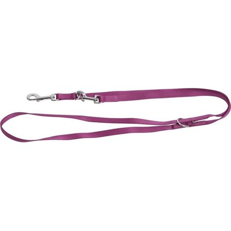 Laisse pour Chien, Violet, 200cmx15mm, Nylon, réglable sur 3 Positions (1/3)