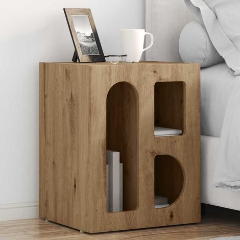 Nachttisch 2 pcs Artisan-Eiche 40 x 35 x 50 cm Holzwerkstoff