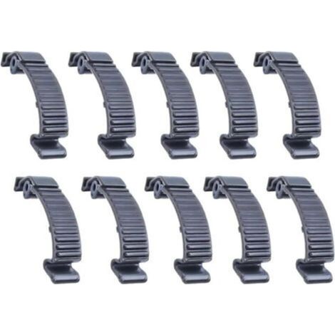 Juego de 10 abrazaderas para cabezal de cilindro de motosierra para los modelos 435, 440E, 445, 450, 450E, 570, 575, 576. Repuestos, herramientas de jardinería, accesorios de plástico, equipos de mant
