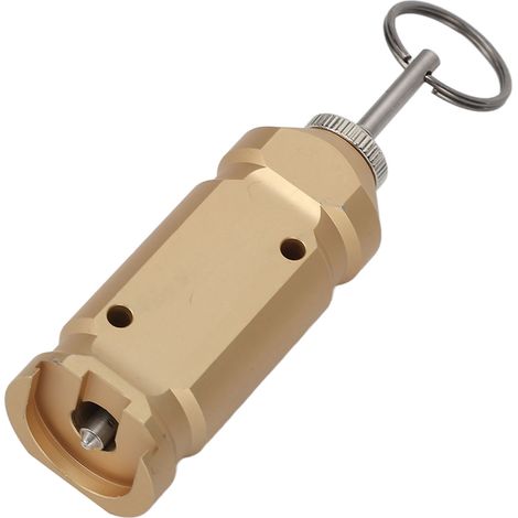 Fallenalarm, Umweltfalle, Aluminiumlegierung, umfassendes Frühwarnsystem mit Stahldraht, Alarmgerät für Camping und Grundstückssicherheit, leuchtend gelb (1/5)
