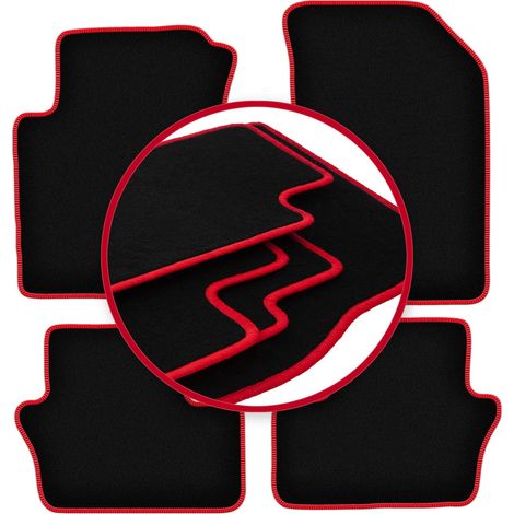 Tappetini auto CARLUX-RED per: Dodge Caliber hatchback (2006-2011) (1/5)