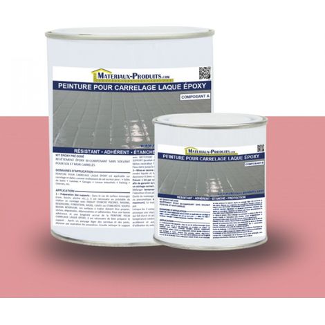 Peinture Laque Epoxy Spécial Carrelage - 5 Kg Rose - MATPRO (1/3)