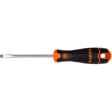DESTORNILLADOR BAHCOFIT BOCA PLANA 6,5X125 CON CLIP - BAHCO