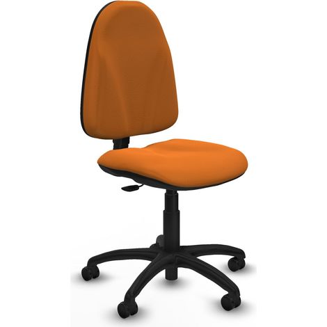 Algarra CP similpiel naranja base poliamida ruedas engomadas 50mm