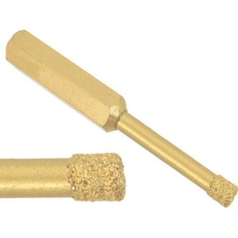 Punte Diamantate A Rotazione Per Gres Porcellanato - ø mm.8