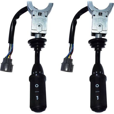 Aplicable a 2 interruptores de columna de dirección delanteros y traseros 701/80298, compatible con JCB 701-80298.