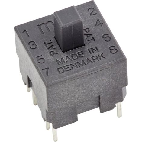 MEC 1540109 Unimec Series Drucktaster 120 V 250 mA  tastend  (L x B x H) 12.60 x 12.60 x 15.70 mm IP