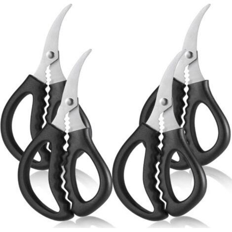 Stainless steel kitchen scissors for shrimp, lobster, fish, crab, seafood