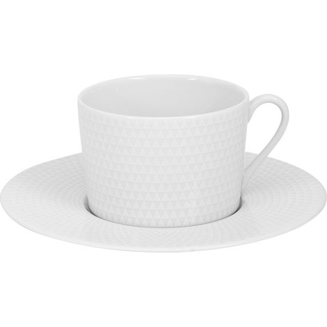 Table Passion - Tasse à thé et sa sous-tasse Nymphea 22 cl (lot de 6)