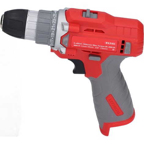 18-V-Akku-Schlagbohrmaschine, ergonomisch und multifunktional, mit Aufbewahrungskoffer für Heimwerker- und Renovierungsprojekte (1/5)