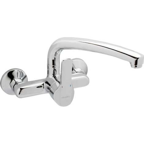 genebre grifo k8 monomand fregadero mural 15 cm cr 61192284566