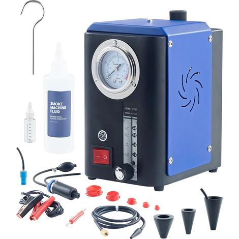 Maquina detector de fugas por HUMO UNIVERSAL para sistema EVAP, escapes, tuberias, tanques, etc (1/5)