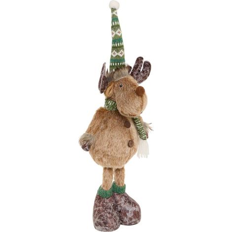 Cervo in piedi 20x14x56cm pelliccia - Feeric lights & christmas (1/3)