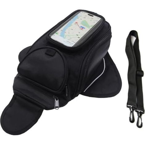 Sacoche magnétique pour réservoir de moto - Compatible avec plusieurs modèles (1/5)