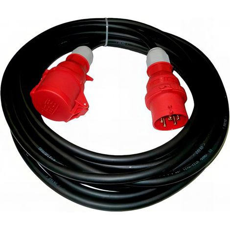 Rallonge électrique triphasée 10 mètres en 16 A - EL0310 - Holzprofi