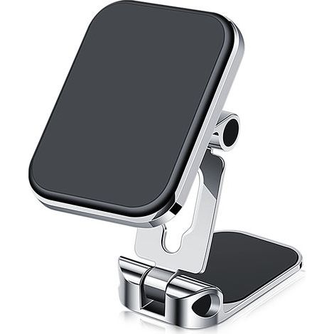 Magnetique Telephone Voiture, Support de Téléphone Magnétique Pliable Puissant Rotatif à 360 ° (1/4)