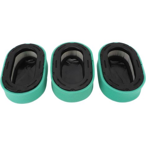 Filtros de aire para cortacéspedes – 3 piezas – compatibles con 32 083 09-S, 32 883 09-S1 – espuma y plástico – alta eficiencia (1/5)