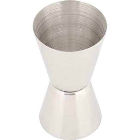 Doseur à cocktail double en acier inoxydable 20/40 ml, verre doseur pour alcool (en onces). (1/5)