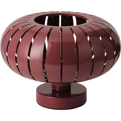 OSRAM Lampe de table DECOR Flora rouge, diamètre 28 cm, acier et polystyrène (PS), 220-240 V, E27, IP20 (1/4)
