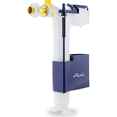 Robinet flotteur alimentation latérale 12x17 réservoir encastré NICOLL, hauteur 230 mm