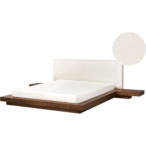 Waterbed Boucle ZEN 160 x 200 cm (EU King Size) Brown Ash Wood (1/5)