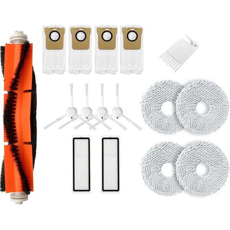 Para S10+/S10 robot aspirador repuestos cepillo lateral principal filtro HEPA mopa paño (1/5)