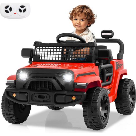 Coche eléctrico infantil de 12 V con mando a distancia, música y luces LED. (1/5)