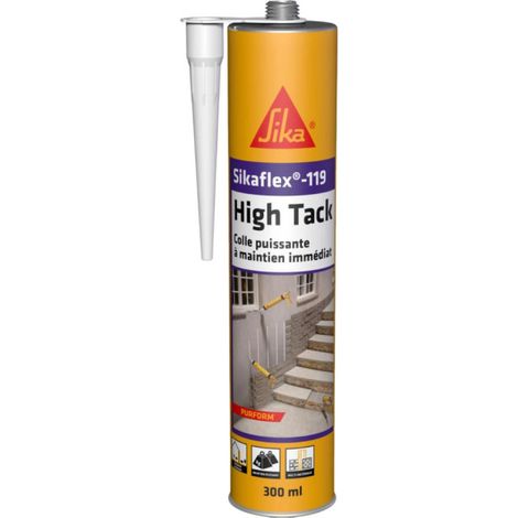 Schnell härtende Klebemasse - SIKA Sikaflex-119 High Tack - Weiß - 300ml