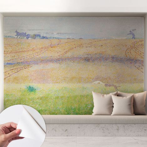 Selbstklebend Tapete - Wandgestaltung - Tapete Wohnzimmer - Flur Eingangsbereich Sommerfeld 208x146 cm (1/5)