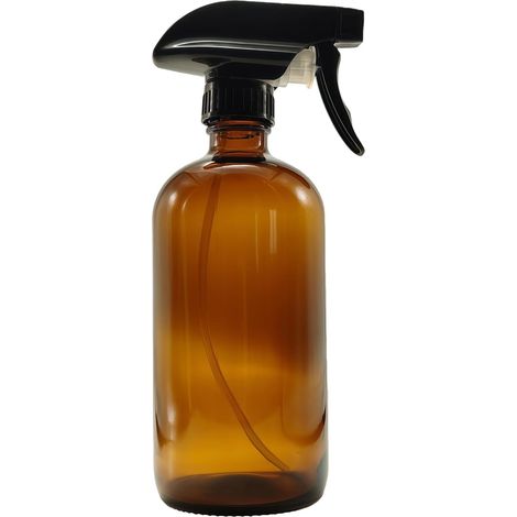 Glas-Sprühflasche – 1 Stück – 250 ml – Braun – Schwarzer Sprühkopf – Reinigung für ätherische Öle (1/5)