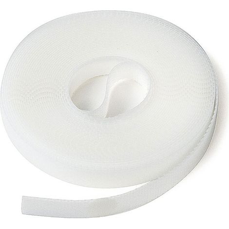 Weißes Klebeband für Moskitonetze aus Polyester, 650 cm
