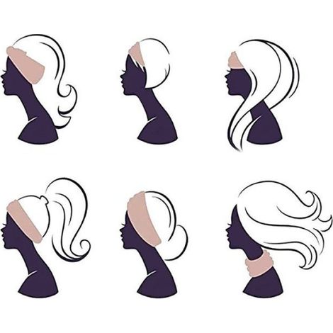 Bandeau de cheveux de sport pour le yoga, le fitness, la course à pied, le bandeau anti-transpirant pour le sport et l'exercice, (1/4)
