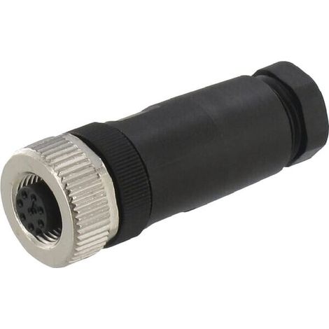 Plug 8 pin female M12 Cod-A UNIVERSAL BI71308F