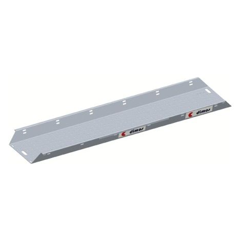 Plancher alu bac droit L 3m l 60cm avec 2 plinthes intégrées - DIMOS - 3000 mm