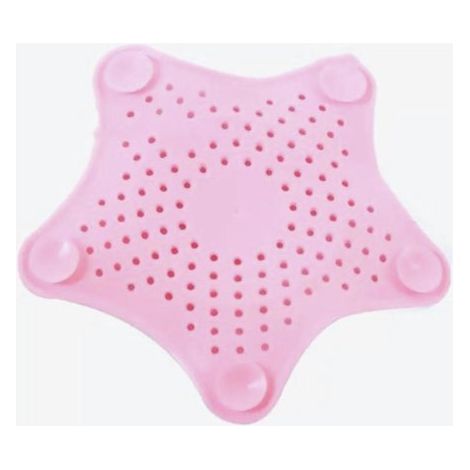 Passoires de salle de bain en silicone - Passoires de cuisine - Passoires d'évier Rose 1 pièce Passoire d'évier Tapis d'évier Passoire de douche Rose 1 paquet (1/5)