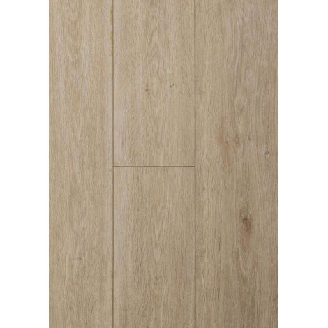 Naturasol – Lame de sol PVC clipsable 1 219mm x 183mm – Sous couche acoustique intégrée – Classe 34 pour usage commercial intensif – Aspect parquet chêne clair (1/5)