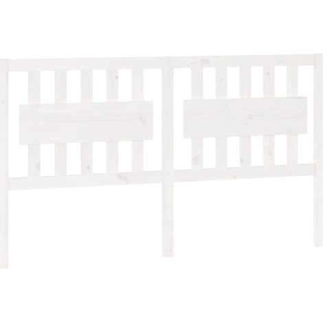 Maison Exclusive - Cabecero de cama madera maciza de pino blanco (1/5)