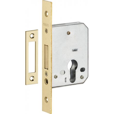 Thirard – Boitier de serrure encastrable à cylindre pour porte d'entrée – Axe 40mm – Pêne dormant – Coffre acier embouti 15mm – Type de clé 5 (1/3)