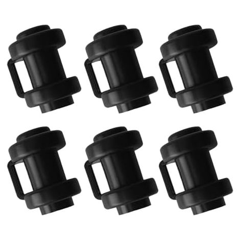 Capuchon Supérieur De Poteau D'enceinte - Capuchons Poteaux Trampoline, Protection D'extrémité Trampoline  Crochet Filet Bounce Enclosuree Pour Un Meilleur Remplacement Et 6 pack