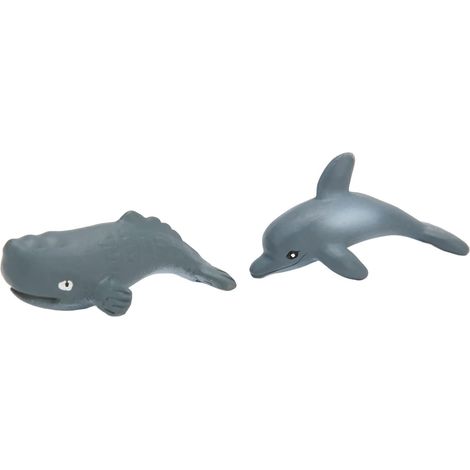 Ornement de Baleine en résine 2 pièces, décoration de Figurine de Baleines Mignonnes de Style Moderne pour la décoration de la Maison Mini gâteau de Jardin (1/5)